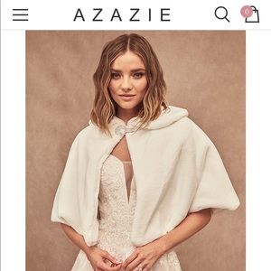 Azazie Faith Faux Fur Wrap